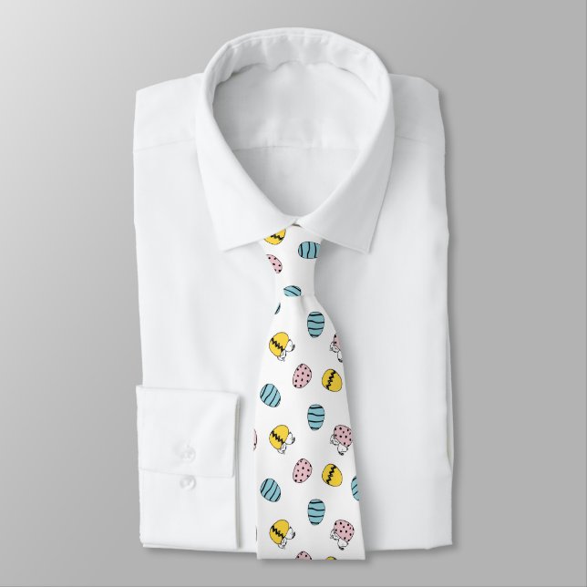 Cravate Motif des oeufs de Pâques Snoopy (Attaché)