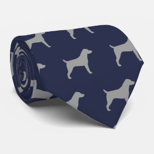 Cravate Motif des silhouettes de Jack Russell Terrier