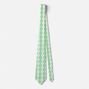 Cravate Motif diamant vert pomme