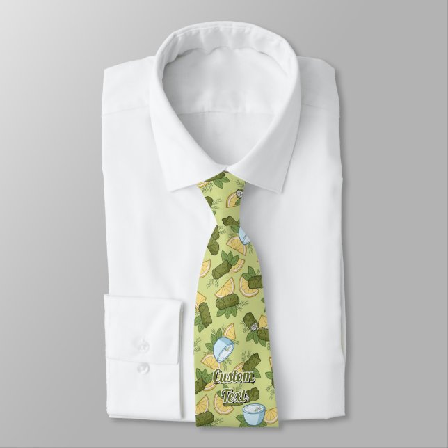 Cravate Motif Dolmadakia (Attaché)