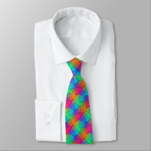 Cravate Motif élégant Rainbow