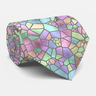 Cravate Motif en verre coloré Nouveau Déco