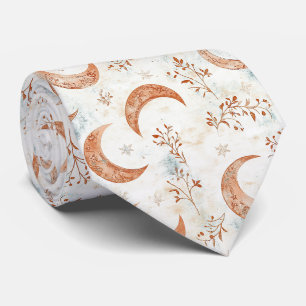 Cravate Motif floral céleste (3)