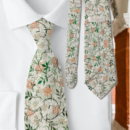 Cravate Motif floral de jasmin célèbre de William Morris