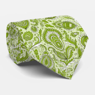 Cravate Motif floral paisley sans couture de style indien