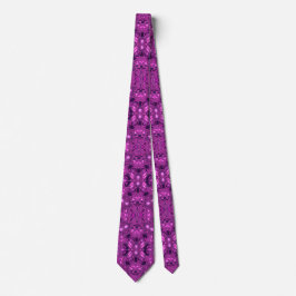 Cravate Motif Fuchsia