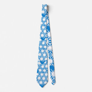 Cravate Motif géométrique bleu