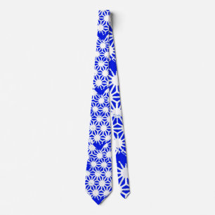 Cravate Motif géométrique bleu royal