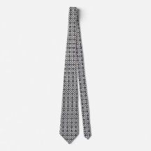 Motif géométrique élégant noir et blanc