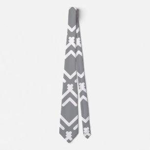 Cravate Motif géométrique horizontal Zigzag