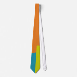 Cravate Motif géométrique moderne couleur rétro