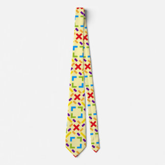 Cravate Motif graphique motif arc-en-ciel