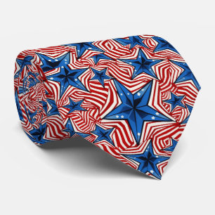 Cravate Motif Gras Stars & Stripes