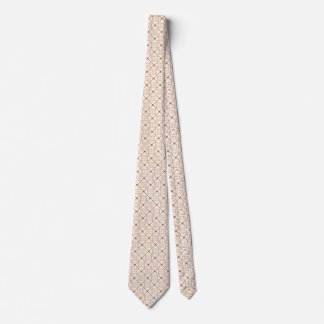 Cravate Motif Impérial Français Vintage à Points et Diaman