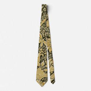 Cravate Motif indien doré, William Morris
