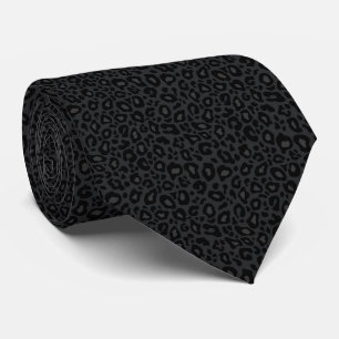 Cravate motif léopard