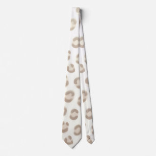 Cravate Motif Luxe Animal Doux   Impression Élégante d'Ani