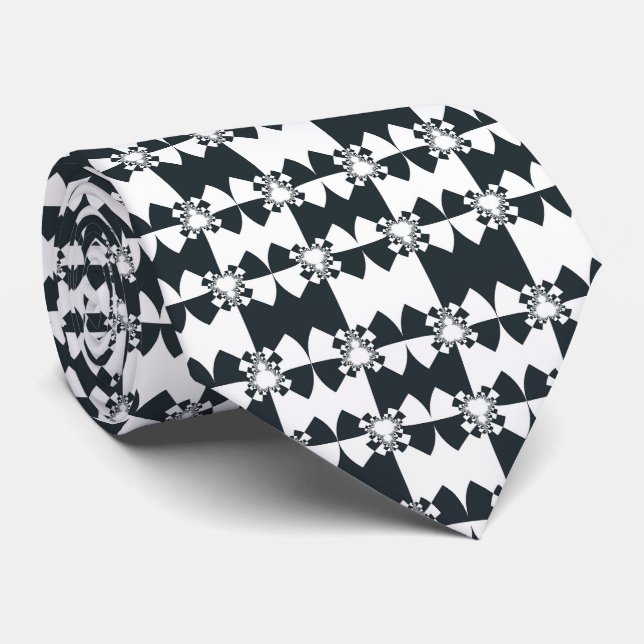 Cravate Motif mathématique - ensembles complets de Mandelb (Roulé)