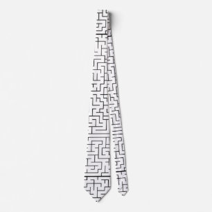 Cravate Motif Maze