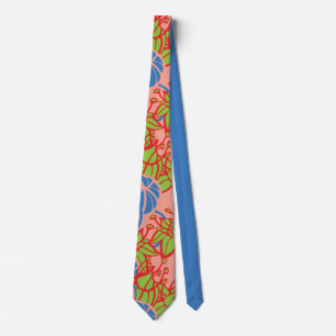 Cravate Motif moderne Bud & Flower Bold
