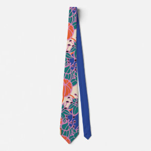 Cravate Motif moderne Bud & Flower Bold