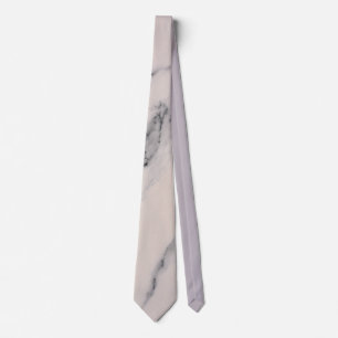 Cravate Motif moderne en marbre noir gris rose