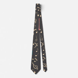 Cravate Motif musical