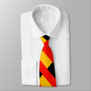 Cravate Motif noir et rouge