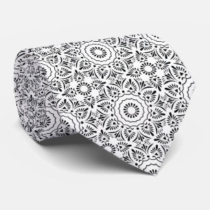 Cravate Motif noir turc arabe indien ethnique