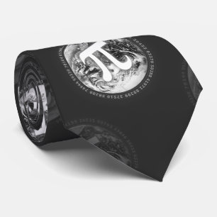 Cravate Motif Numéro Pi   NERD