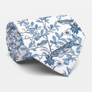 Cravate Motif Papillon de Nuit