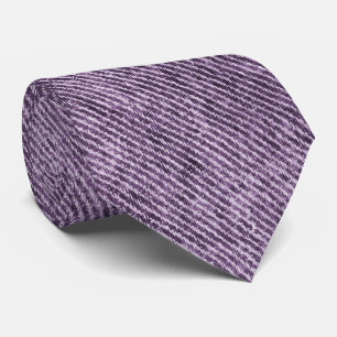 Cravate Motif Plum Purple Denim