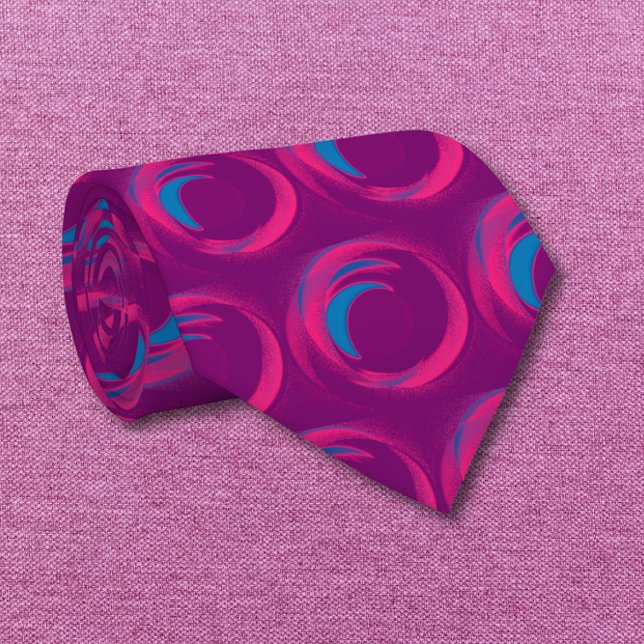 Cravate motif rétro poisson-oeil (Créateur téléchargé)