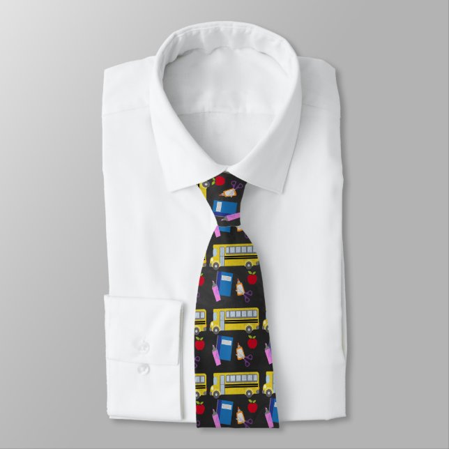 Cravate Motif scolaire (Attaché)