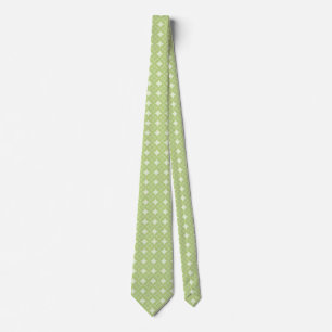 Cravate Motif shippo vert olive
