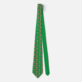 Cravate Motif sucre de canne Xmas