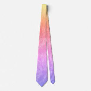 Cravate Motif Tie Dye Rose Vibrant avec Accents Bleu Vert