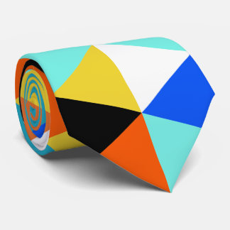 Cravate Motif triangle géométrique Abstrait