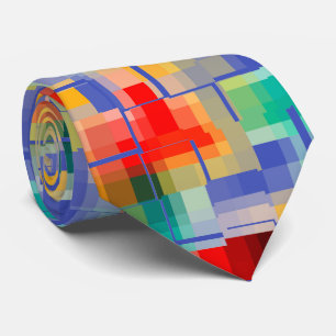 Cravate Motif unique multicolore