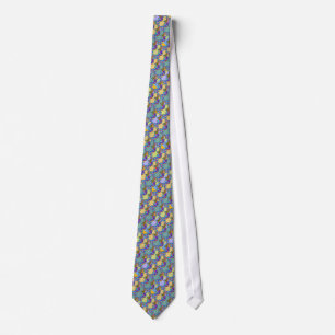 Cravate motif vélo élégant pour costume