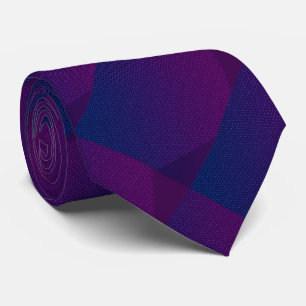 Cravate Motif violet de raisin