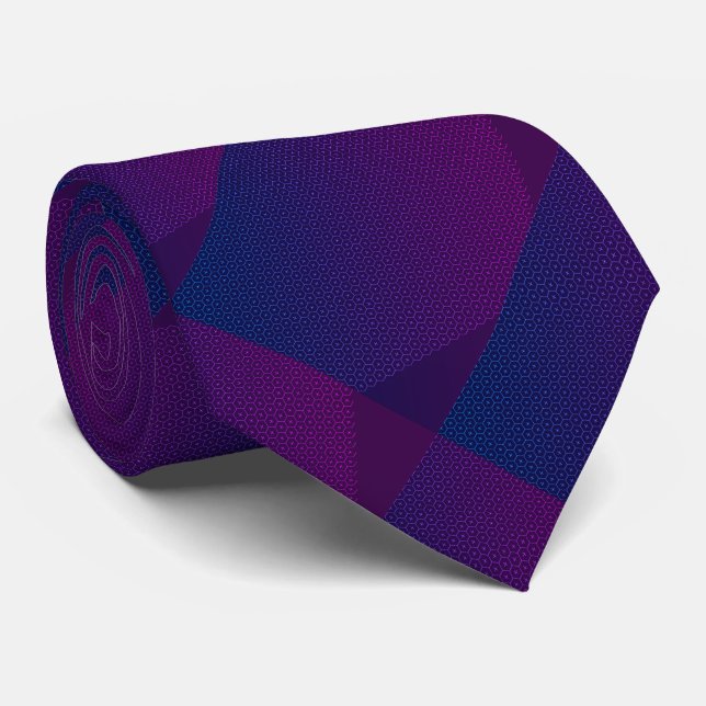 Cravate Motif violet de raisin (Roulé)