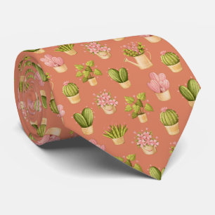 Cravate Motif Wild Cactus