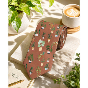 Cravate Motif Wild Cactus