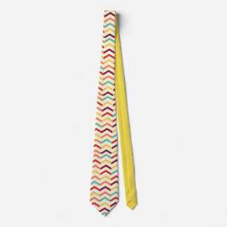 Cravate Multicolor Chevron Motif