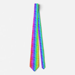 Cravate multicouleur arc-en-ciel pour hommes