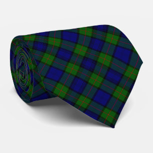 Cravate Murray tartan bleu vert plaid