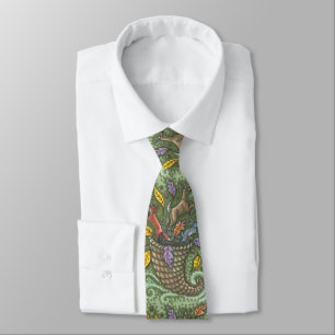 CRAVATE NATURE'S BOUNTY WILDLIFE CORNUCOPIA HOLIDAY TIE