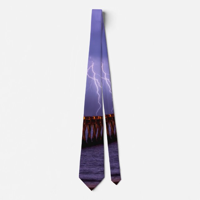 Cravate Navarre Floride Lightning Storm Neck Tie (Devant)