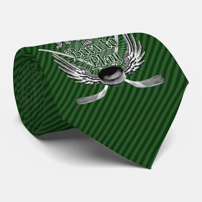 Cravate Né pour jouer (Irlandais) Tie (Roulé)